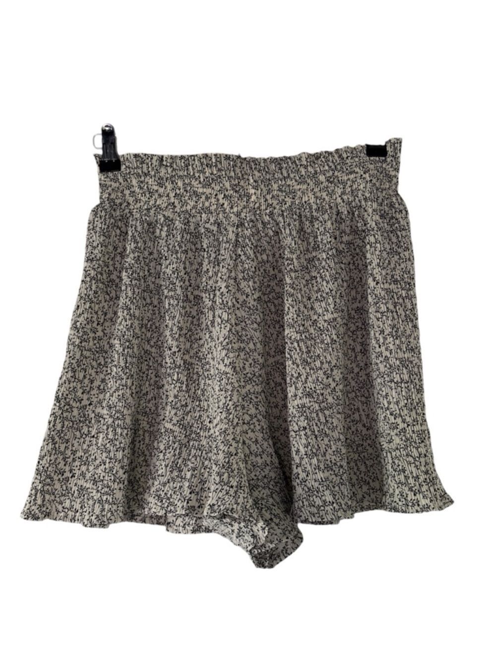 Promesa Cream and Black Printed Flow Shorts NWOT
